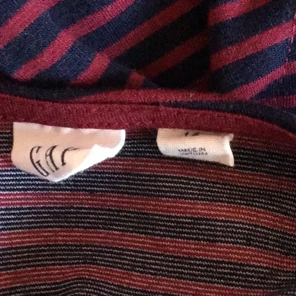 Gap navy red stripe sleeveless dress size 12 - Picture 7 of 7